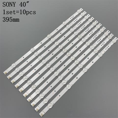 New Kit 10pcs 5LED 395mm LED backlight strip for KDL40R450A KDL-40R473A SVG400A81_REV3_121114 ► Photo 1/5