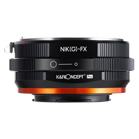 K&F Concept Adapter ring Compitable with Using Nik G (AI-G Objectifs Lenses on Fujifilm X Cameras M18115 NIK (G) -FX Pro Mount ► Photo 1/6