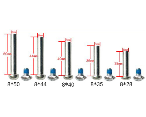 free shipping roller skates parts scooter axle male and female screws 8 mm 6 mm ► Photo 1/4