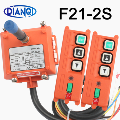 Wireless Industrial Remote Controller Electric Hoist Remote Control Winding Engine Sandblast Switches Used F21-2S Radio switch ► Photo 1/4