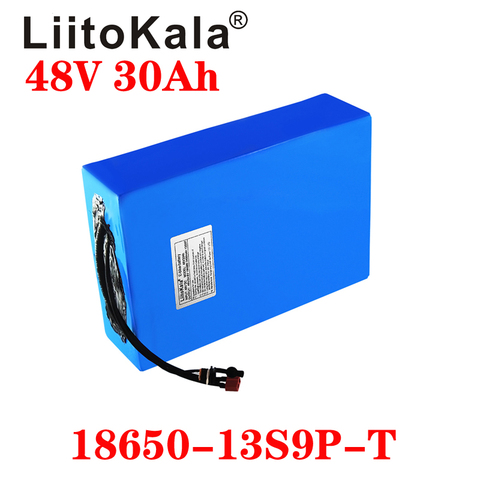 LiitoKala 18650 48V 20AH 30ah 15ah 12ah 25ah High power Electric Bike Battery E-bike Battery 48V 18650 Lithium Battery with BMS ► Photo 1/6