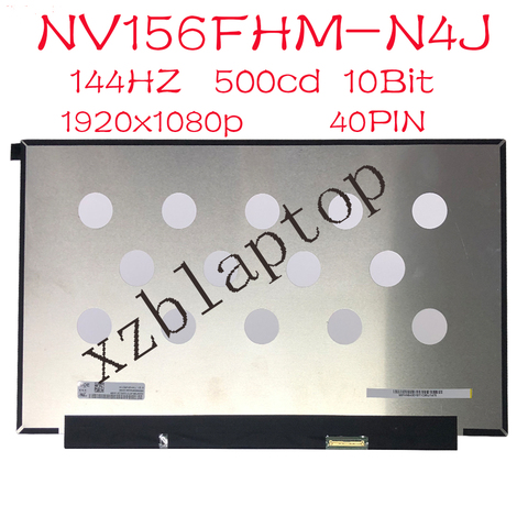 144HZ Contrast ratio1200:1 500cd laptop FHD LCD display NV156FHM-N4K NV156FHM-N4J NV156FHM N4J for Lenovo Saver Y7000P 40PIN ► Photo 1/6