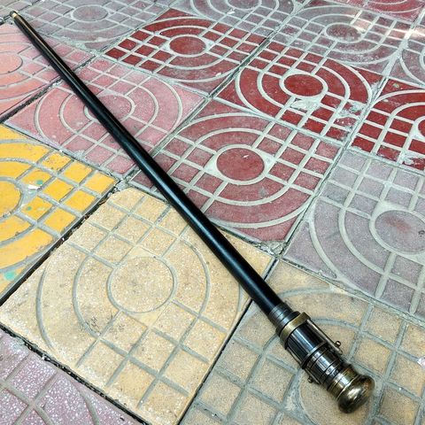 Vintage Cane Wooden crutch walking stick For support Sports crozier telescope ► Photo 1/6