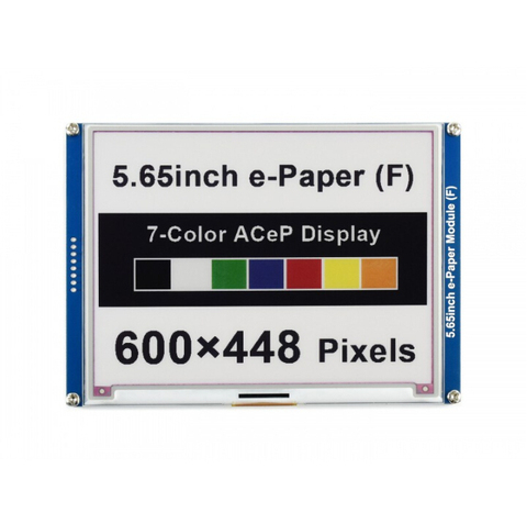 Waveshare 5.65inch ACeP 7-Color E-Paper E-Ink Display Module, 600×448 Pixels ► Photo 1/6