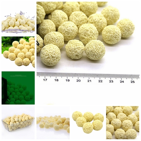 10 PCS Aquarium Filter Media Ball Bio Aquarium Media Net Bag Biological Ball for Fish Tank Filter  ► Photo 1/6