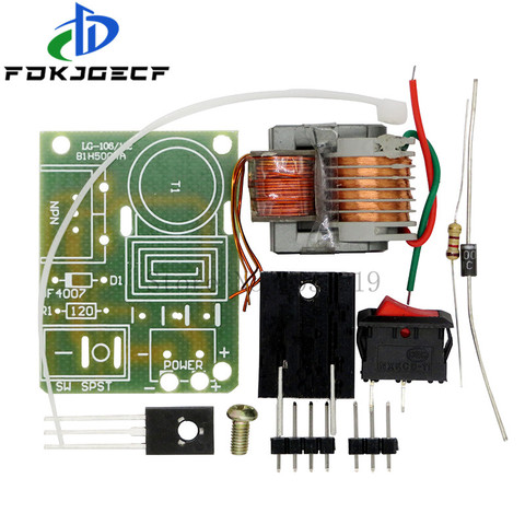 15KV High Frequency DC High Voltage Arc Ignition Generator Inverter Boost Step Up 18650 DIY Kit U Core Transformer Suite 3.7V ► Photo 1/1
