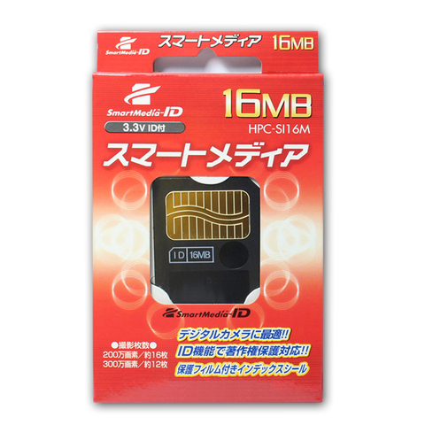 Toshiba 16MB 3.3V 3V SmartMedia Card SM 16M Memory Card GENUINE Smart Media Card By TOSHIBA Used Item For Electronic Device ► Photo 1/6