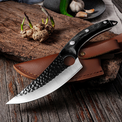 New Slaughtering Cutting Serbian Cleaver High-end Kitchen Chopping Boning Knife Outdoor Camping Scimitar Butcher Chopper Tools ► Photo 1/6