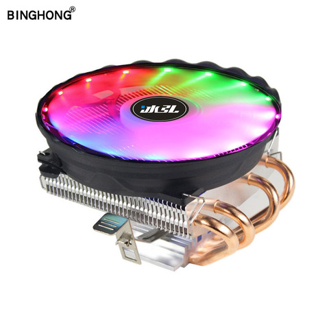 BINGHONG Cooler am4 Radiator 4 Heat Pipe freeze 12cm cpu heat sink fan For 1150 1151 1155 1156 1366 AMD AM3 FM2 CPU Cooling Fans ► Photo 1/4