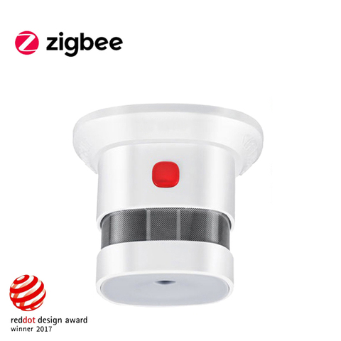 Haozee Wireless Zigbee Smart Anti-fire Alarm Smoke Sensor Smart Home Sensors 2.4GHz High sensitivity Bulit In Battery ► Photo 1/6