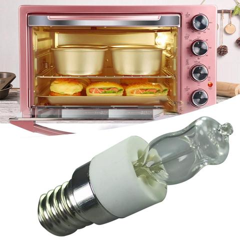 Oven Lamp E14 50W Oven Light 110V/220V High Temperature Resistant 500℃ Halogen Lamp Dryer Microwave Bulb Cooker Hood Lamps ► Photo 1/6