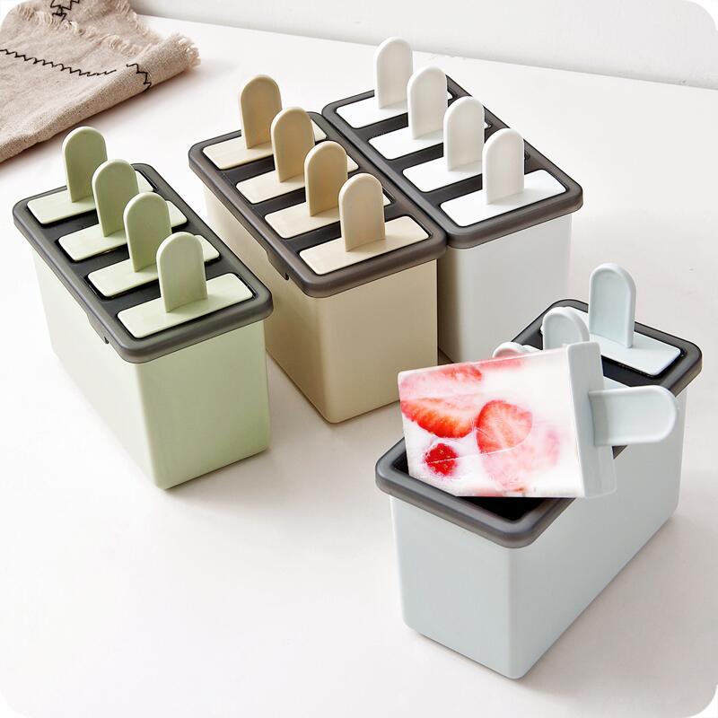 6 grids Frozen Ice Cube Molds Popsicle Maker DIY Ice Cream Tools Cooking Tools