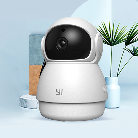 YI Dome Guard Camera, Wi-Fi Network Indoor Camera Home Surveillance System AI-Powered  1080p Add-on Security Camera - White ► Photo 1/6