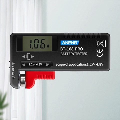 BT-168 PRO Digital Battery Capacity Tester for 18650 14500 Lithum 9V 3.7V 1.5V AA AAA Cell C D Batteries Tester ► Photo 1/6