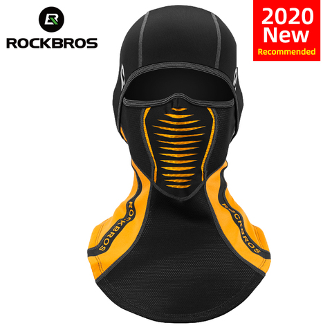 ROCKBROS Winter Thermal Fleece Ski Mask Full Face Cover Snowboard Hood Scarfs Outdoor Sport Windproof Cycling Headgear Balaclava ► Photo 1/6