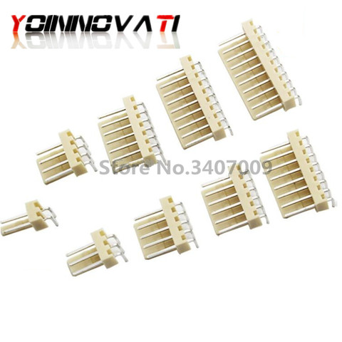 50pcs 2510-AW KF2510 Connector 2.54MM PITCH Male Pin Header 2P/3P/4P/5P/6P/7P/8P/9P/10P/11P/12P Right Angle for PCB 2.54MM ► Photo 1/1