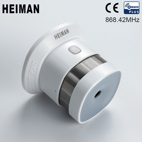 HEIMAN Zwave Smoke Detector fire Protection alarm Z-wave 868MHz Wireless Sensor for Smart Home Security Free Shipping ► Photo 1/6