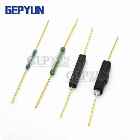 5pcs Reed Switch Plastic Type MKA14103 MKA10110 GPS-14B GPS-14A 2*14MM Anti-Vibration Damage Magnetic Switch NC Normally Closed ► Photo 1/1