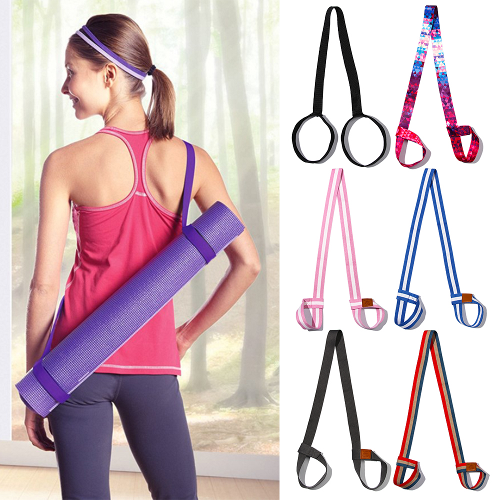 Yoga Mats Strap Belt Adjustable Fitness Sport Sling Shoulder Carry Strap Stretch 