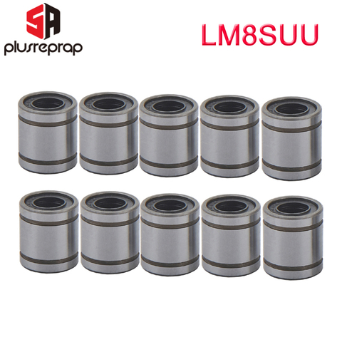 10PCS LM8SUU 8mm 8x15x17mm Linear Ball Bearing for Reprap 3D Printer Kit Parts ► Photo 1/4