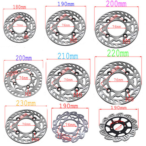 180mm 190mm 200mm 210mm 220mm 230mm Front Rear disc brake disc plate for Motorcycle KAYO BSE 125cc 140cc 160cc pocket dirt bike ► Photo 1/6