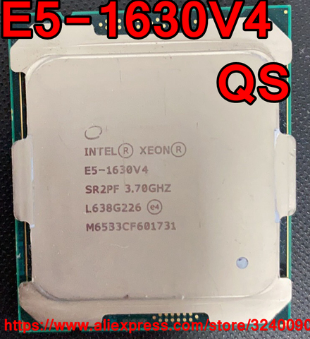 Intel Xeon CPU E5-1630V4 QS version 3.70GHz 4-Cores 10M LGA2011-3 E5-1630 V4 processor E5 1630V4 free shipping E5 1630 V4 ► Photo 1/1