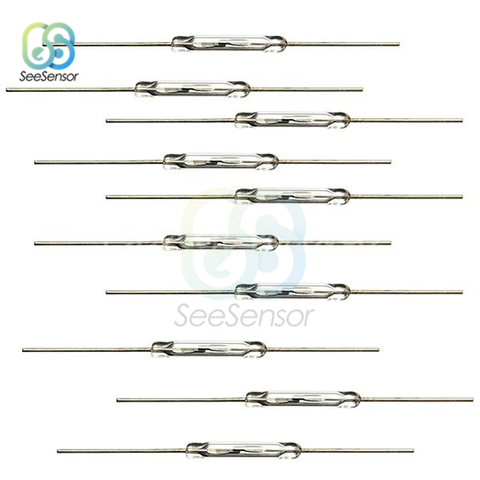 10pcs Reed Switch Magnetic Switch Normally Open Magnetic Induction Switch 2x14mm ► Photo 1/6