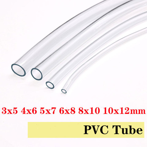 PVC Tube Transparent Soft Pipe Antifreeze Oil Hose Garden Irrigation Soft Hose Plant Watering Pots Irrigation Tube 1 meter ► Photo 1/6