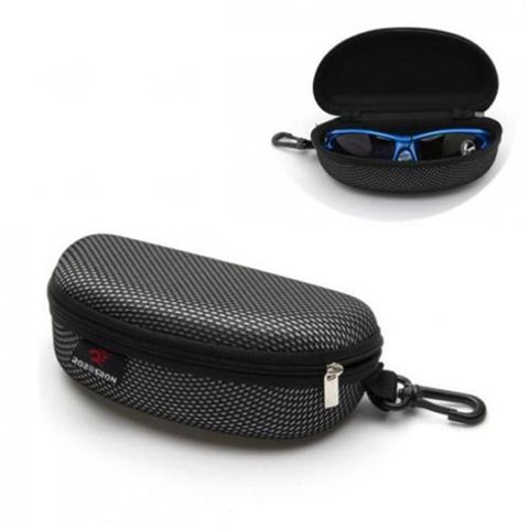 Portable Glasses Box Black Hard Case Large Holder Protector ► Photo 1/3