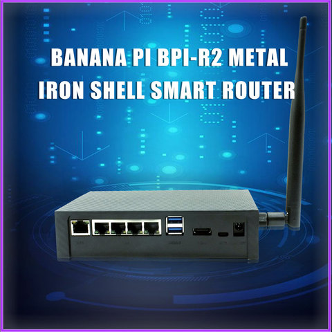 Banana Pi BPI R2 MT 7623 Opensource Router with case +5V 2A DC Power for Banana Pi BPI R2 ► Photo 1/6