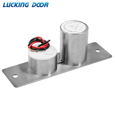 LUCKING DOOR Stainless Steel Mini Electric Bolt Lock DC 12V Solenoid Electric Door Lock Easy to Install ► Photo 1/6