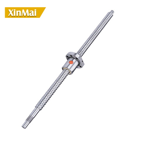 1250-2550mmfree shipping Ballscrew 2005 Set : 20MM Ball screw SFU2005 End Machined + RM2005 Ball Nut nut flange round ball screw ► Photo 1/3