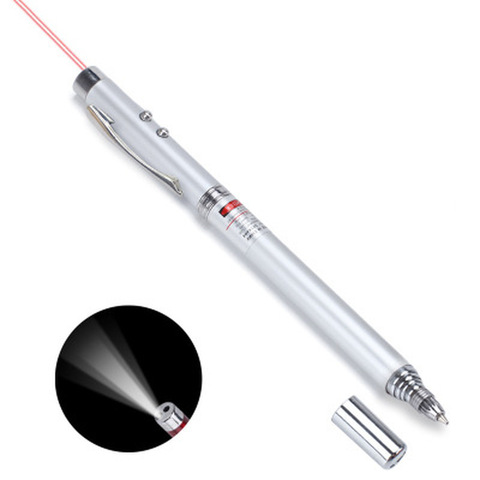 15cm Pointer Pen Metal Electronic Stationery Instructions Pen Multifunctional Laser Pointer Tool School Educational Supplies ► Photo 1/6