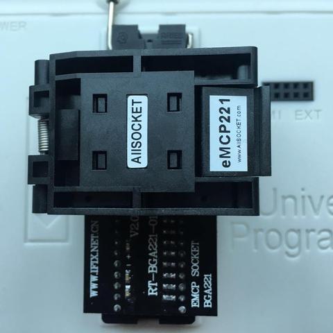 RT-BGA221-01 V2.0 EMCP221 socket adapter 11.5X13mm RT809H ► Photo 1/2