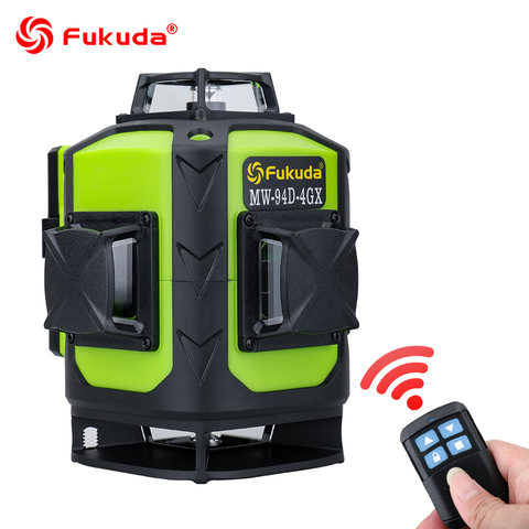 Fukuda Laser Level 16 lines green Beam 4D Self-Leveling 360 degree Rotary Horizontal & Vertical Green 12 Cross Lines laser level ► Photo 1/6