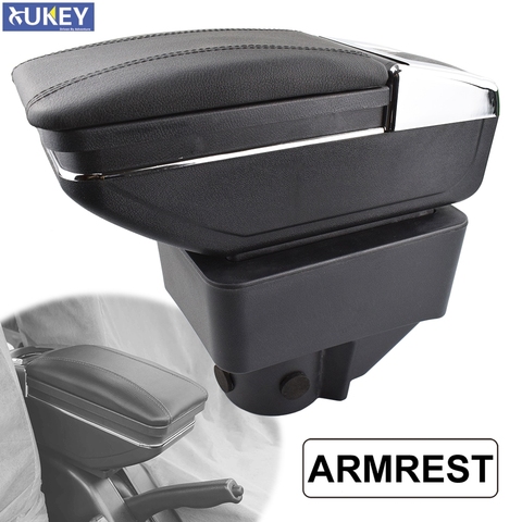 Armrest For Ford Fiesta 2011 - 2022 Content Arm Rest Dual Layer Storage Box Decoration Car Styling New 2022 ► Photo 1/6