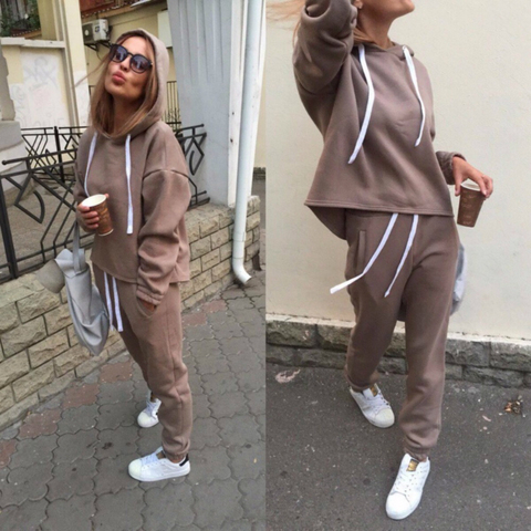 Sweat Suit for Women 2 Piece Set Hoodie Sweatshirt Tracksuits