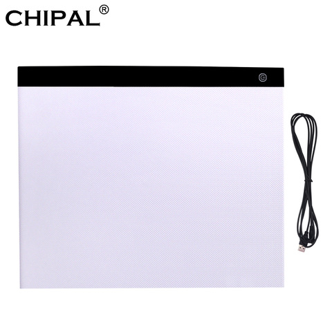 CHIPAL A3 Digital Graphic Tablets Drawing Tablet LED Light Box USB Graphics Writing Pad Copy Board Art Sketching Painting Table ► Photo 1/6