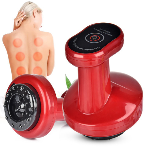 Electric Cupping Stimulate Acupoint Body Slimming Massager Guasha Scraping Heat Massage Negative Pressure Acupuncture Therapy ► Photo 1/6