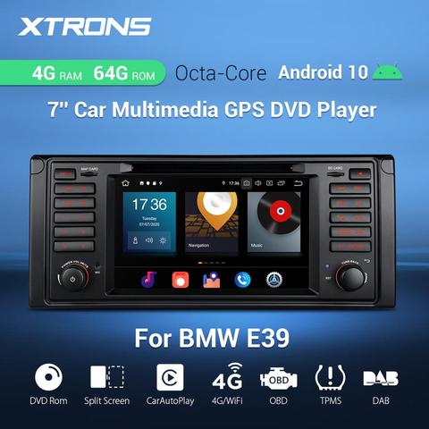 XTRONS Android 10.0 PX5 Octa Core Car Radio DVD Player GPS Navigation for BMW E39 1995-2003 M5 1999-2003 ► Photo 1/6