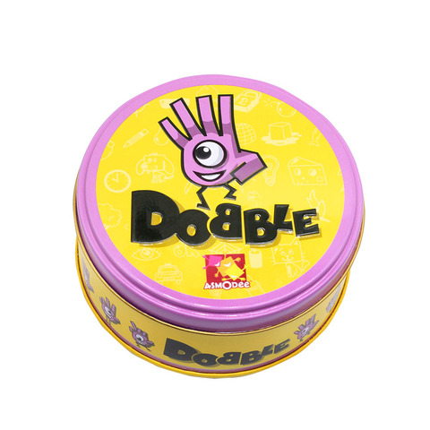 Dobble Spot It Camping Card Game For Kids In Metal Tin Box