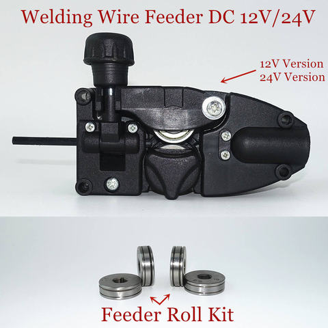 Welding Wire Feeder DC 12V 24V Wire Feeding Assembly SSJ-16 V K Groove Feeder Roll For MIG Welder Welding Machine ► Photo 1/6