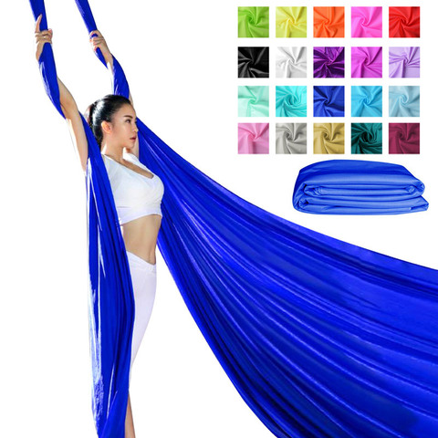 PRIOR FITNESS 6 Meters Yoga Aerial Silks Fabric for Acrobatic Fly Yoga swing Silk Dance Antigravity Hammock ► Photo 1/6
