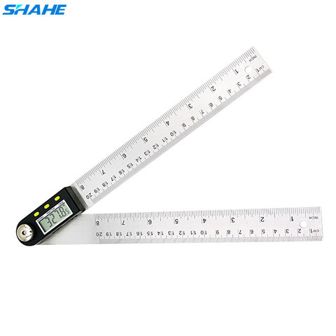 200mm 8'' Digital Protractor Inclinometer  electronic angle ruler goniometer measurements stainless steel angle ruler ► Photo 1/6