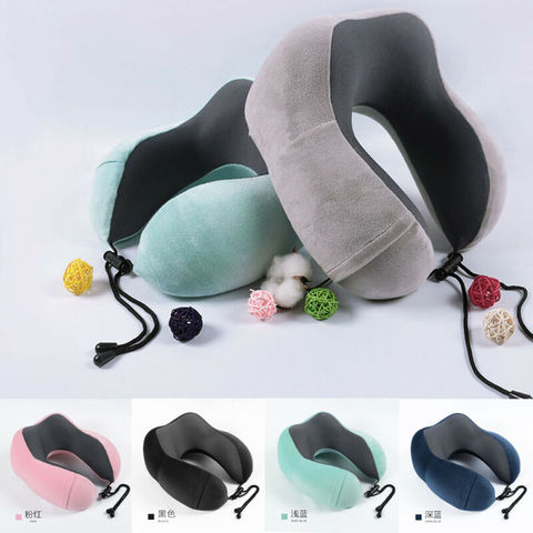 1pc U Shaped Memory Foam Neck Pillows Soft Slow Rebound Space Travel Pillow Neck Cervical Healthcare Airplane Travel Headrest ► Photo 1/1