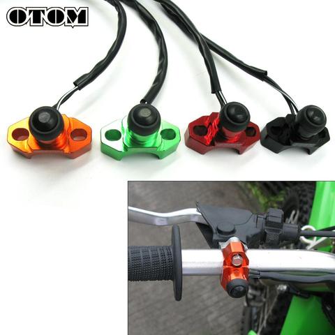 OTOM Aluminum CNC Universal Motorcycle Engine Stop Start Kill Switch Button Dirt Pit Bike Quad ► Photo 1/6