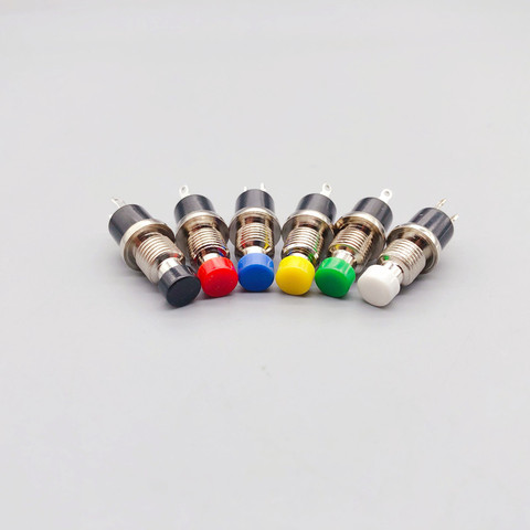 1pcs PBS-110 7MM Momentary Push button Switch Press the reset switch Momentary On Off Push Button Micro SwitchNormally Open NO ► Photo 1/6