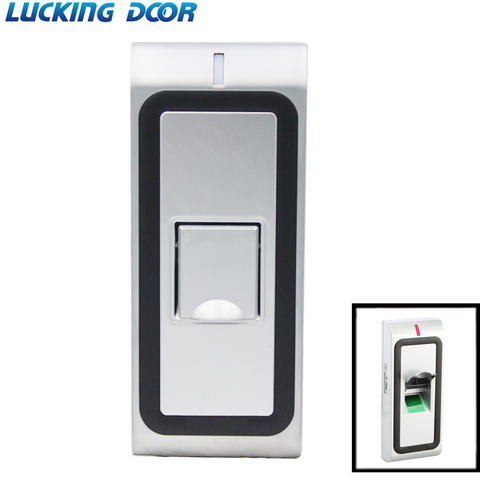 LUCKING DOOR Metal Biometrics Fingerprint Waterproof Access Control System 1000 Users RFID 125khz Reader Door Access Control ► Photo 1/6