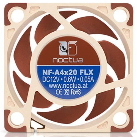 Noctua NF-A4x20 FLX 4cm fan 20mm Cooling fan 5V/12V and 3pin /4pin PWM thickness heat dissipation chassis small fan ► Photo 1/5