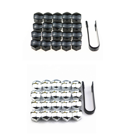17mm 20Pcs/lot Wheel Lug Bolt Center Nut Covers Caps for Skoda Octavia A5 A7 1 Rapid Fabia Yeti Superb Accessories ► Photo 1/6